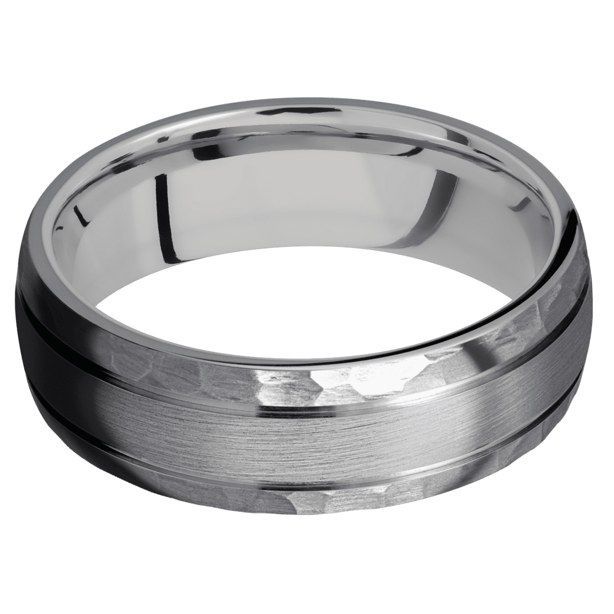 Tantalum + Satin , Hammer Finish + Titanium