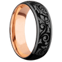 Zirconium + Polish Finish + 14K Rose Gold