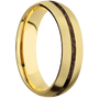 10K Yellow Gold + Satin Finish + 10K Yellow Gold