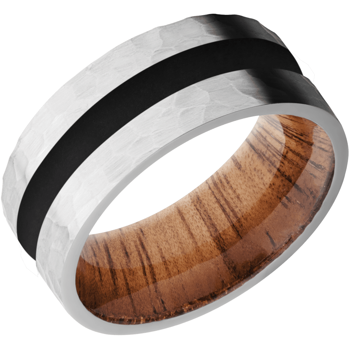 Cobalt Chrome + Hammer Finish + Koa