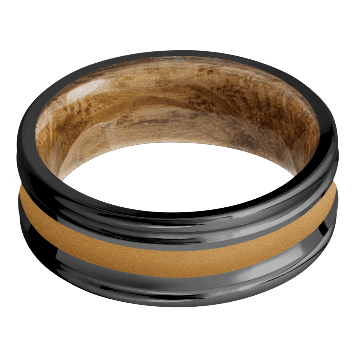 Zirconium + Polish , Polish Finish + Whiskey Barrel