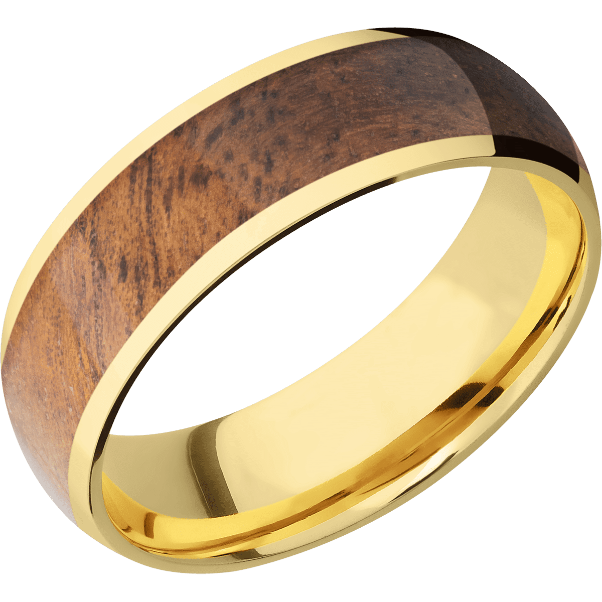 14K Yellow Gold + Polish Finish
