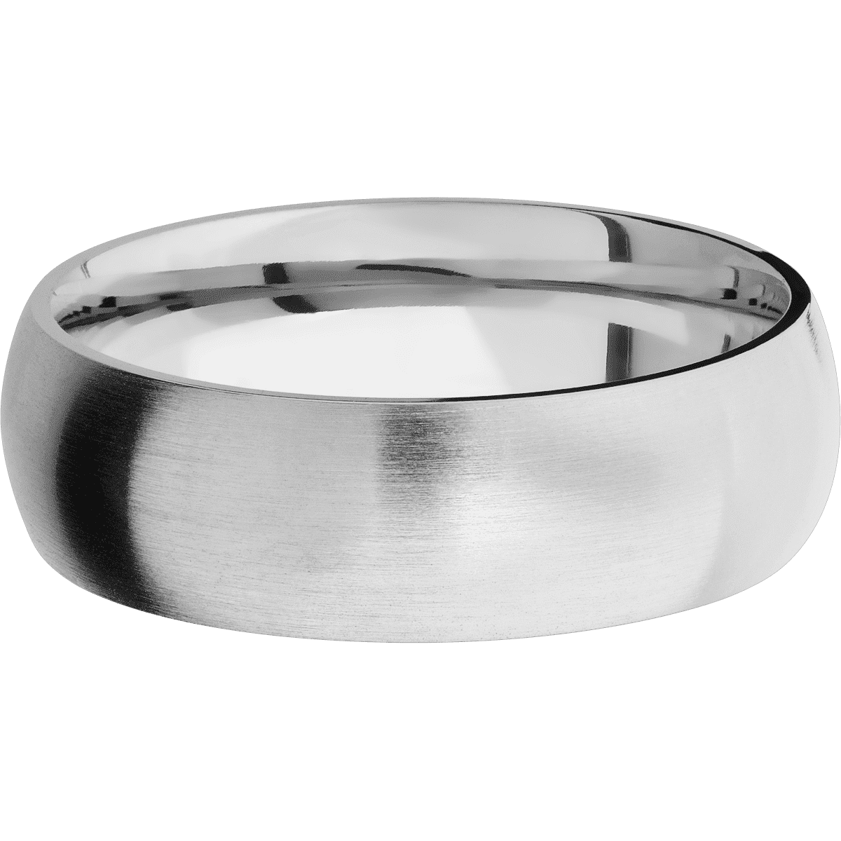10K White Gold + Satin Finish