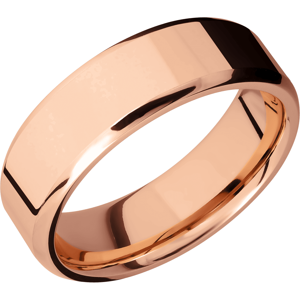 14K Rose Gold + Polish , Polish Finish