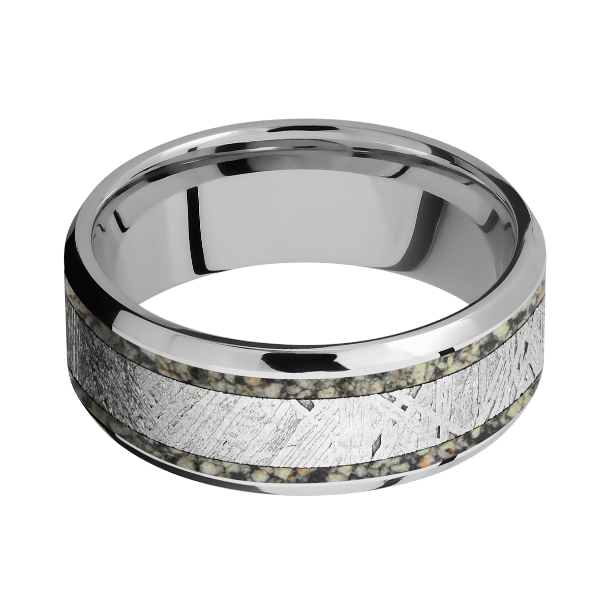 Tantalum and DiamondCast Sleeve Concave Men's Ring Custom Made | Revolution  Jewelry