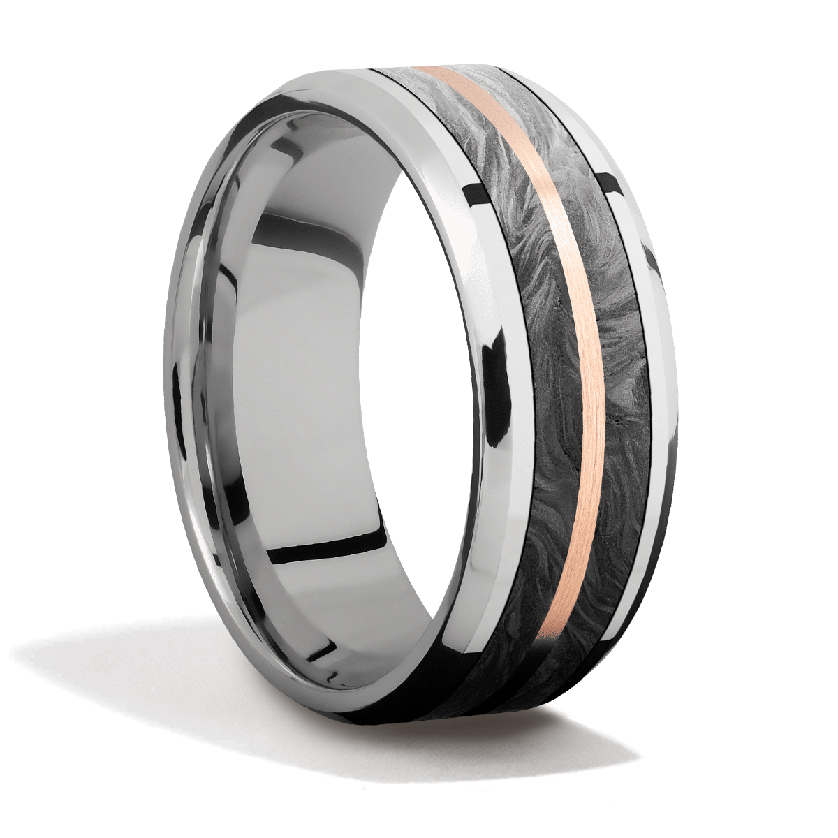 Cobalt Chrome + Forged Carbon Fiber + Rose Gold