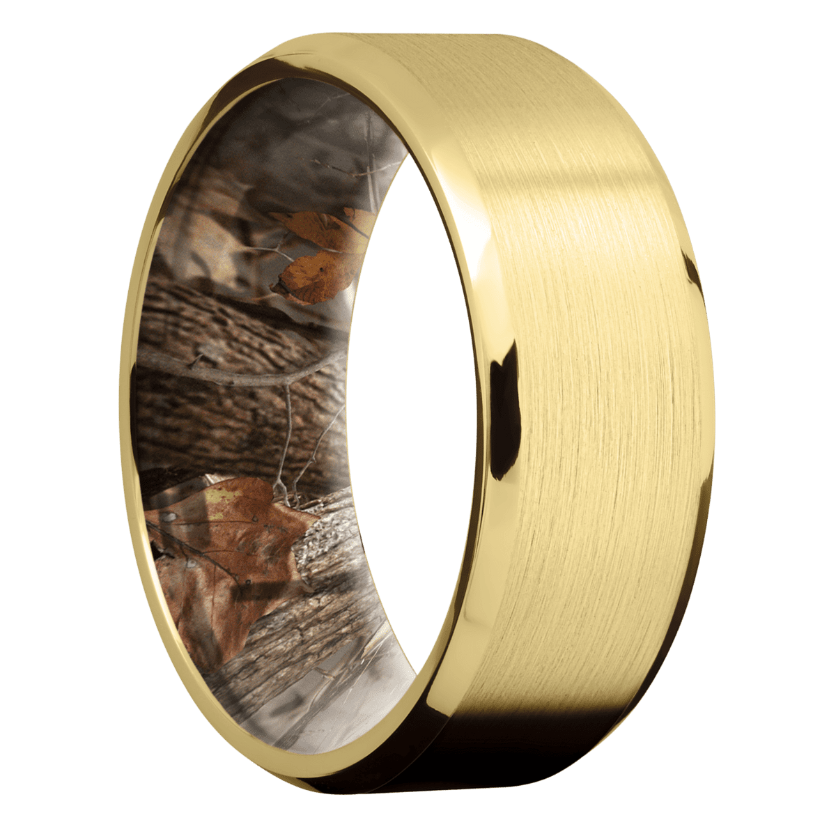 10K Yellow Gold + Satin Finish + King&#39;s Woodland