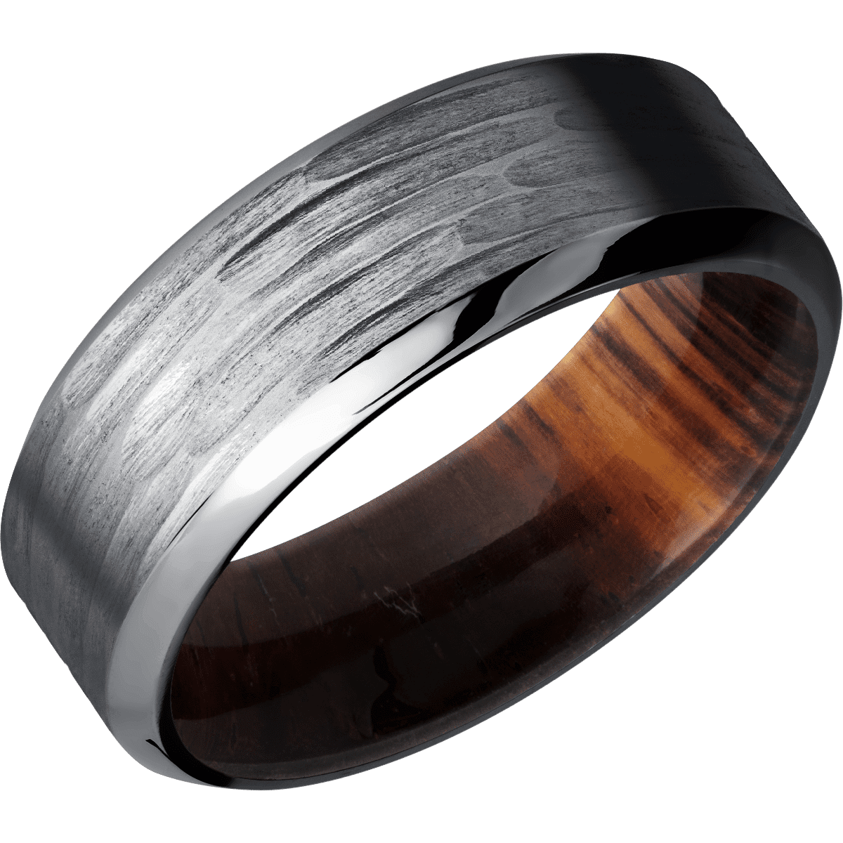 Tantalum + Treebarkh , Polish Finish + Cocobolo