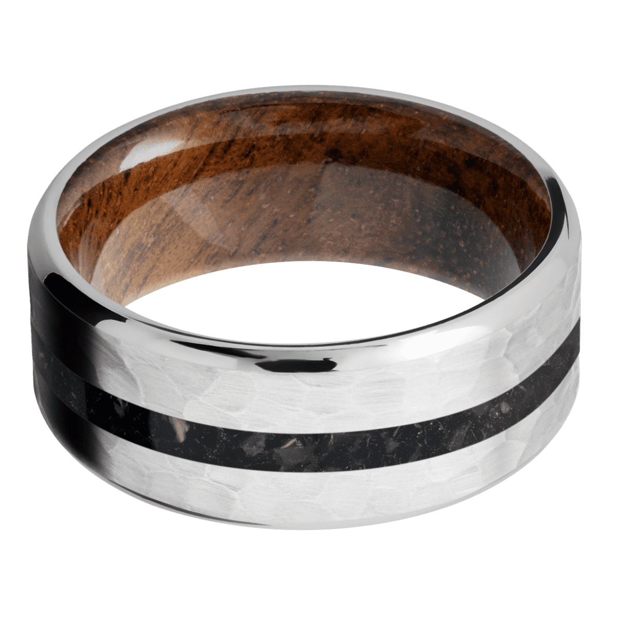 Cobalt Chrome + Hammer , Polish Finish + Koa