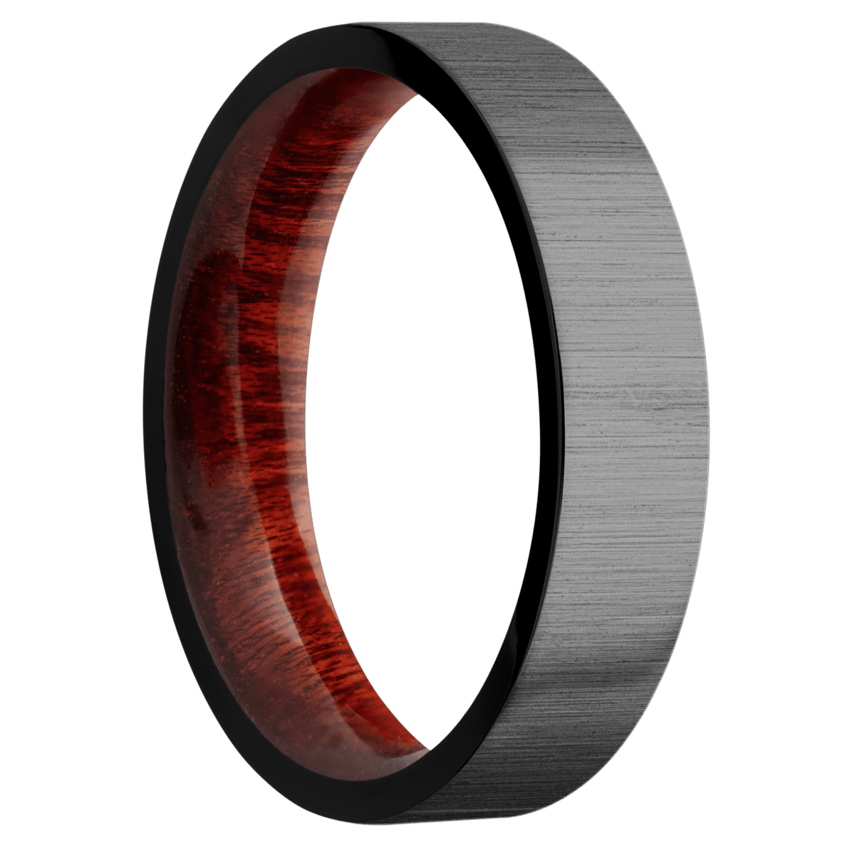 Zirconium + Crosssatinblack Finish + Blood Wood