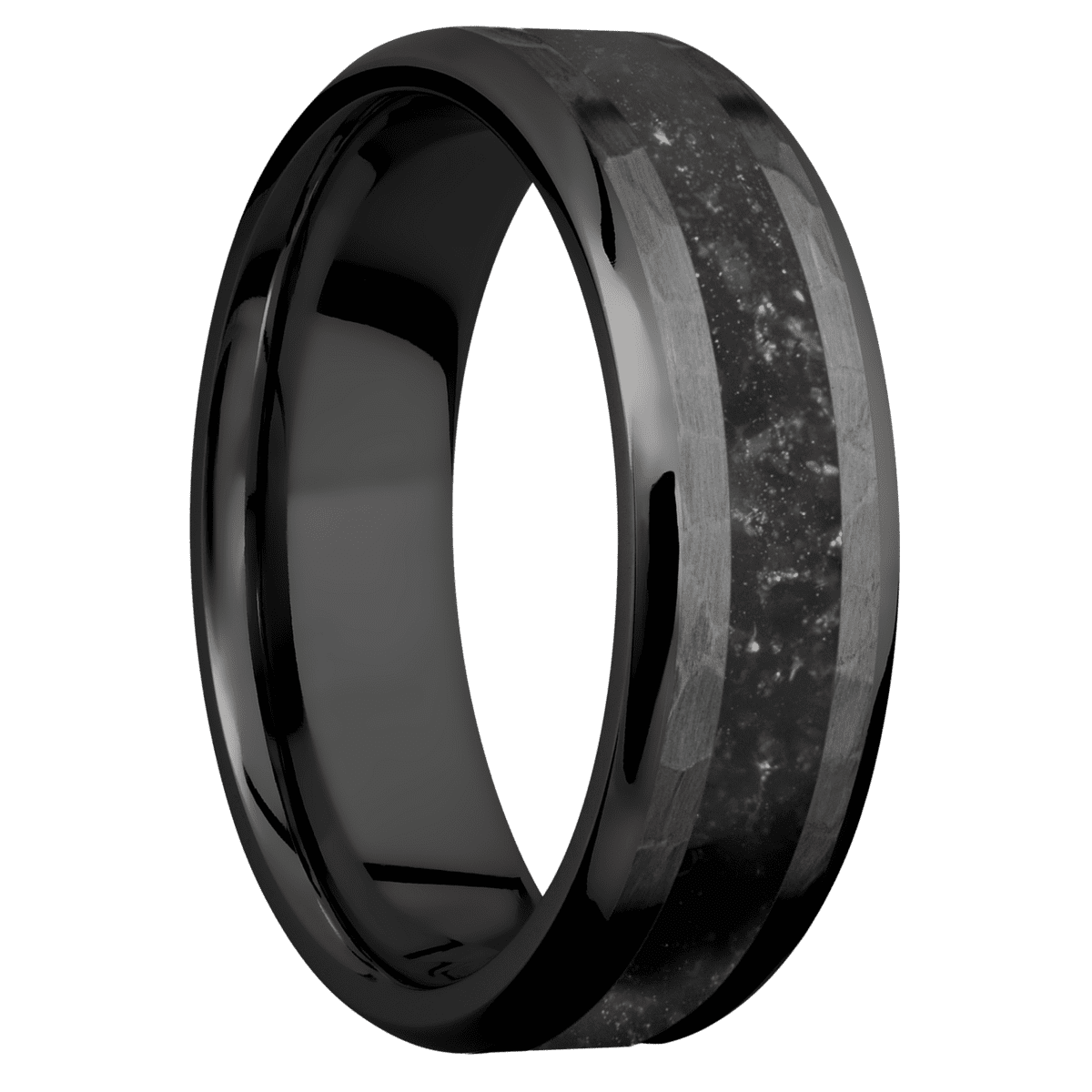 Zirconium + Hammer , Polish Finish