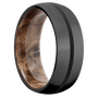 Zirconium + Bead Finish + Maple Burl