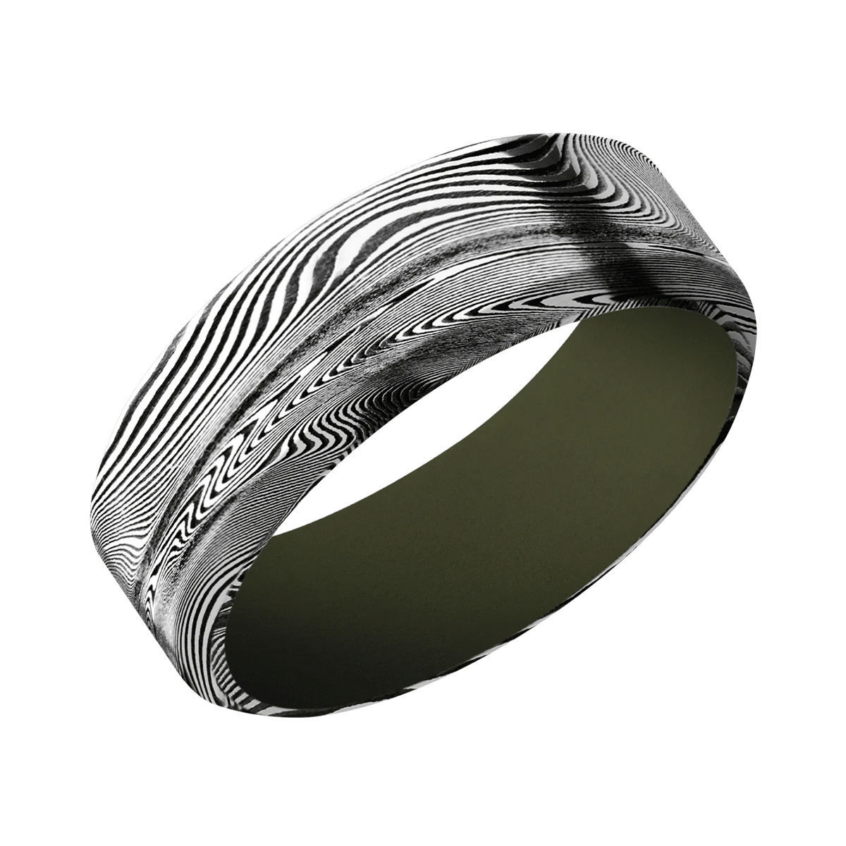 Damascus Steel + Cerakote + Acid Finish