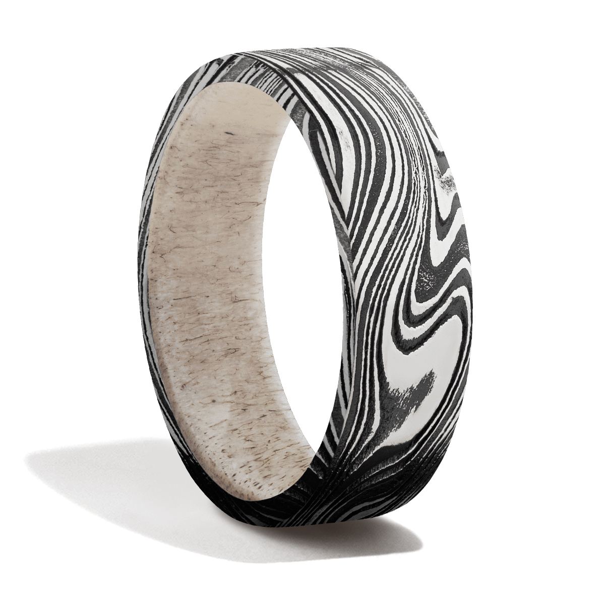 Damascus Steel + Antler