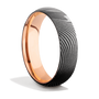 Damascus Steel + Precious Metal + Acid Finish