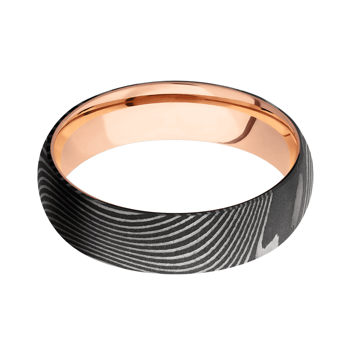 Damascus Steel + Precious Metal + Acid Finish