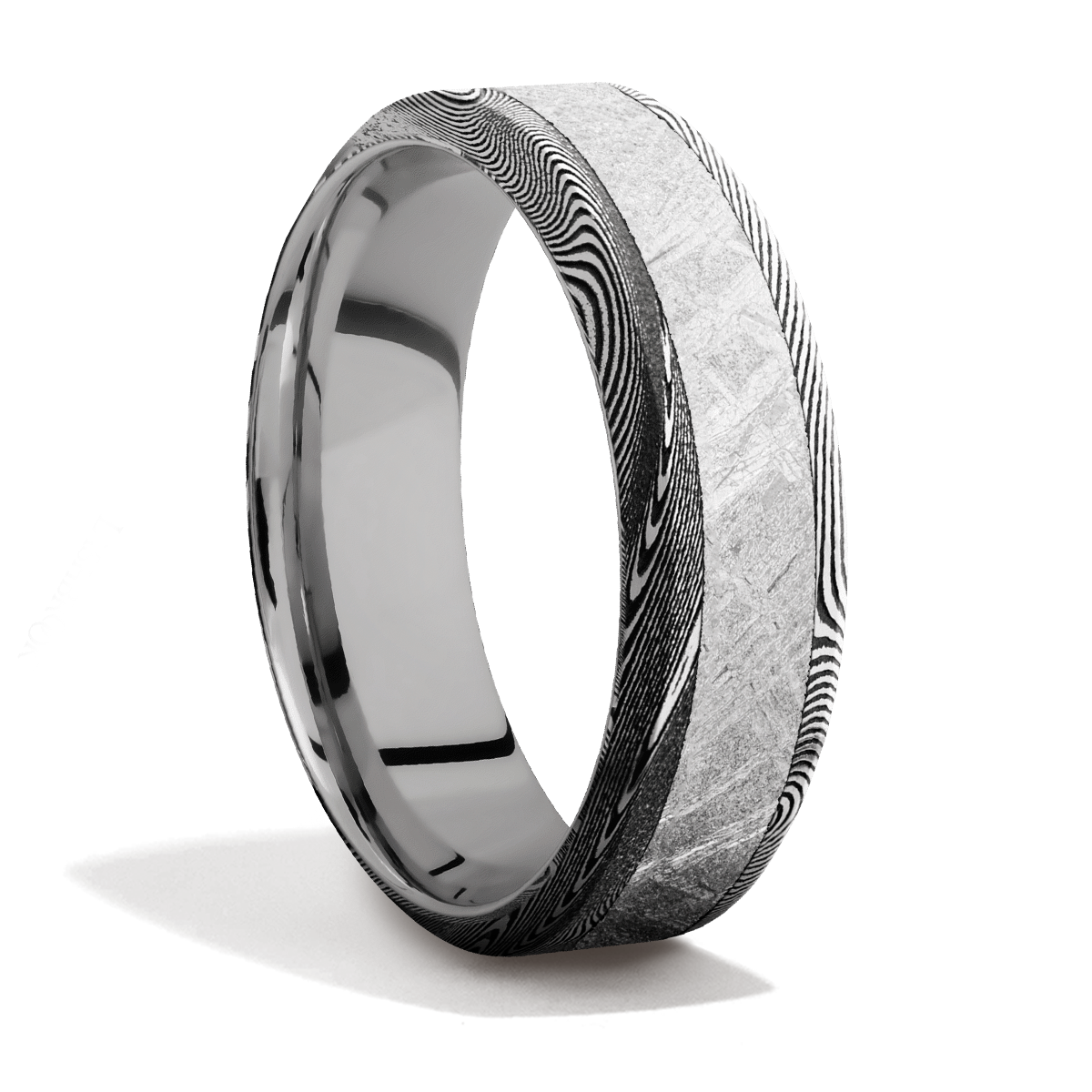 Damascus Steel + Meteorite + Precious Metal