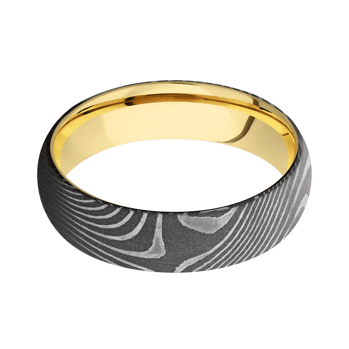 Damascus Steel + Precious Metal + Acid Finish