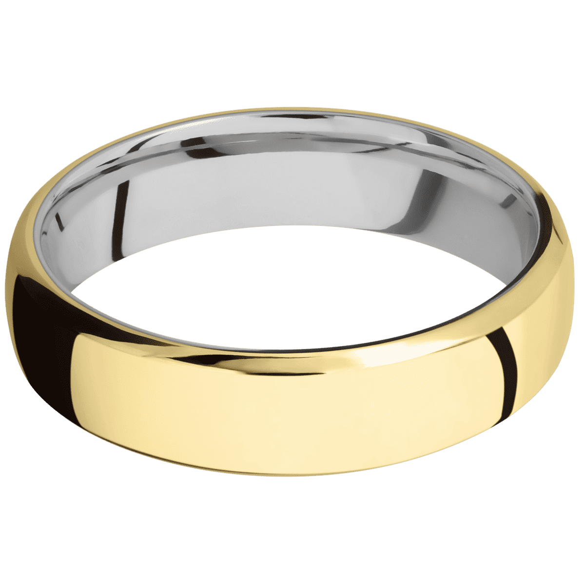 10K Yellow Gold + Polish , Polish Finish + 10K White Gold