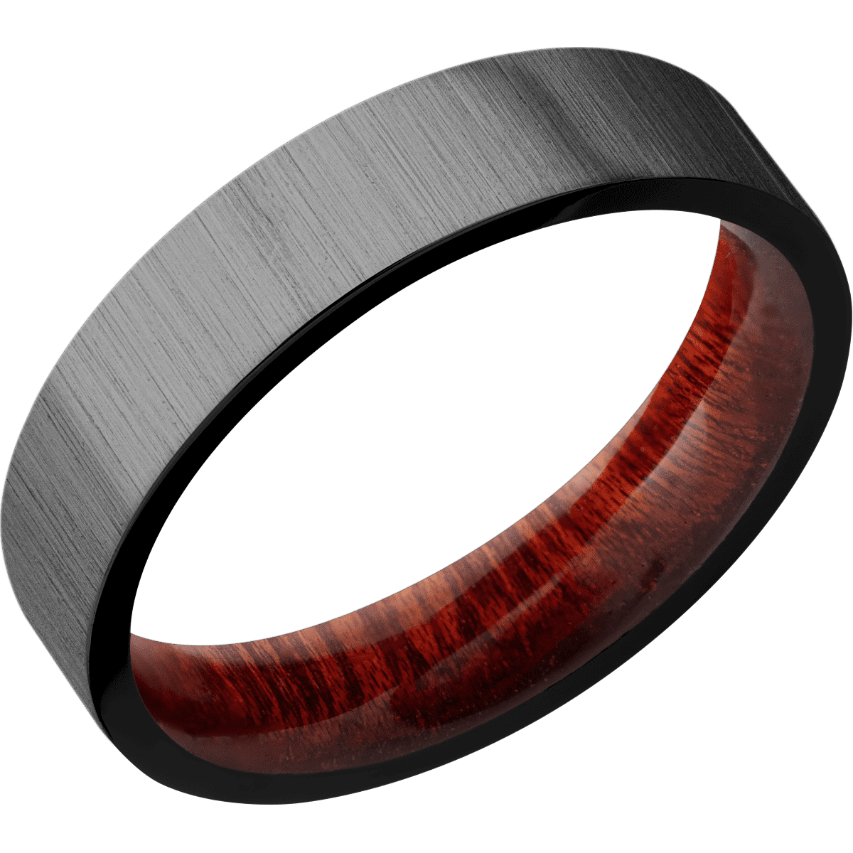 Zirconium + Crosssatinblack Finish + Blood Wood