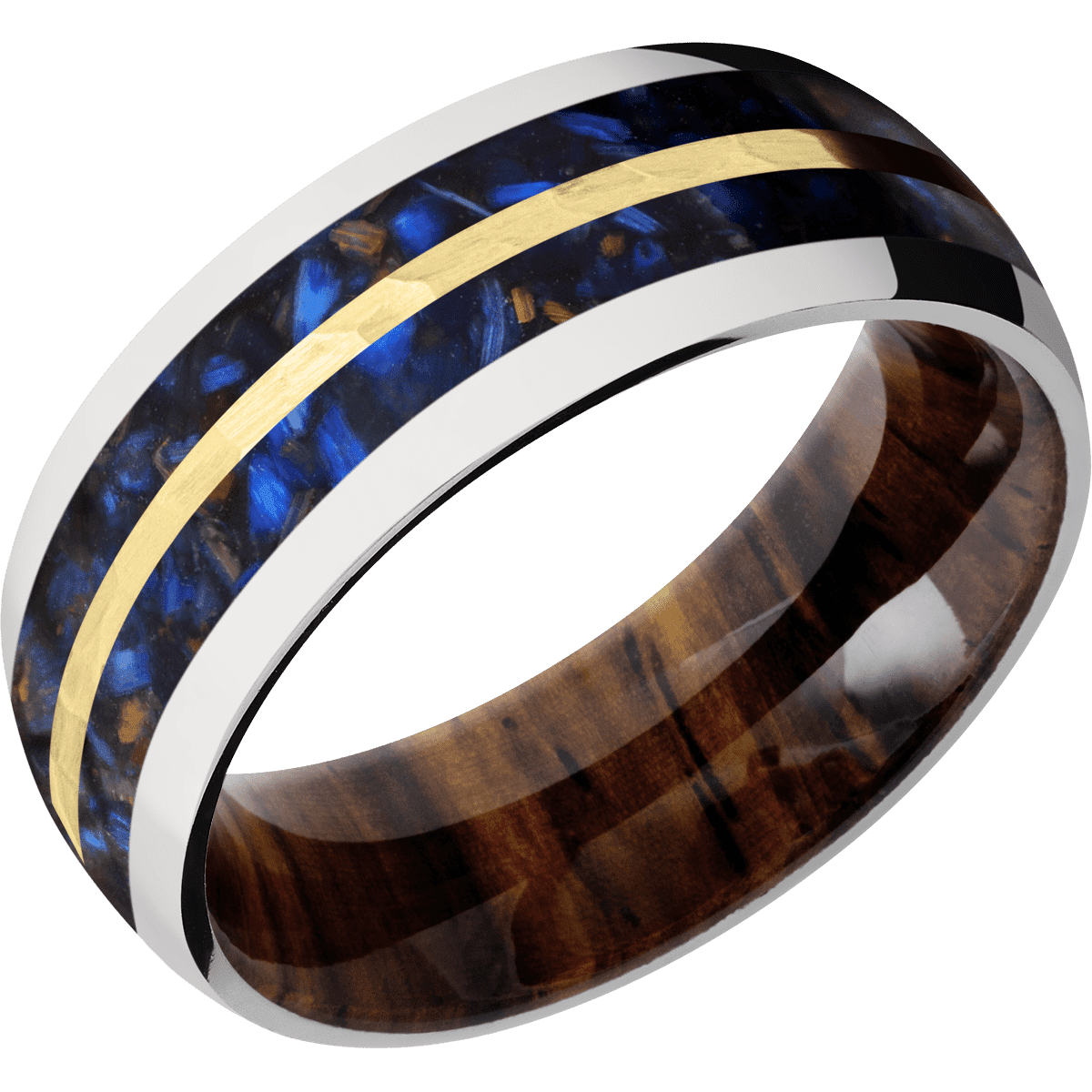 Cobalt Chrome + Polish Finish + Cocobolo