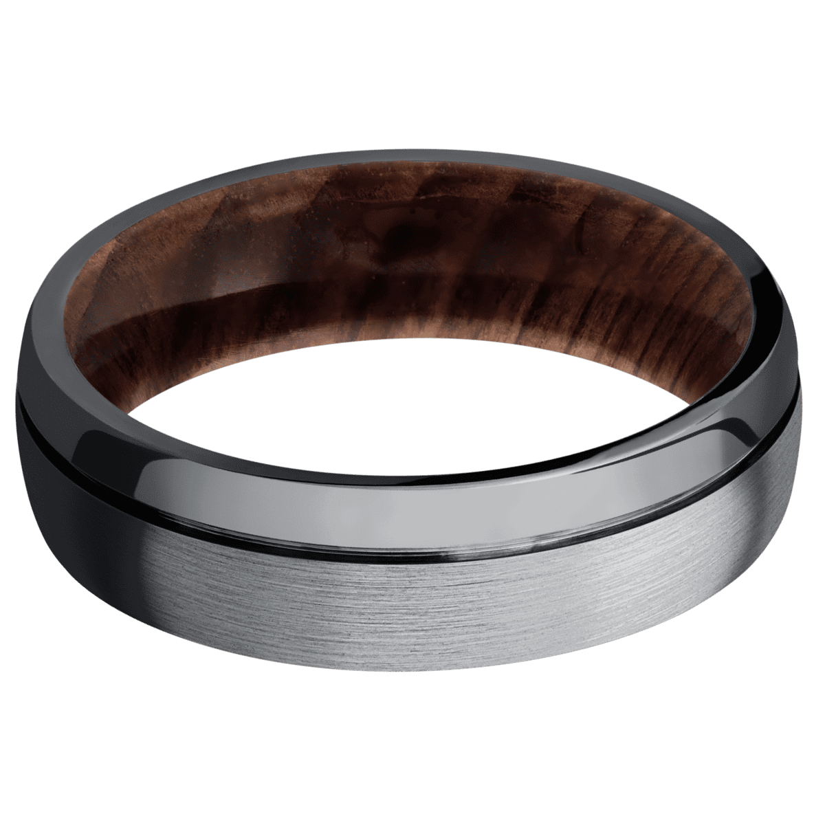 Tantalum + Satin , Polish Finish + Sequoia