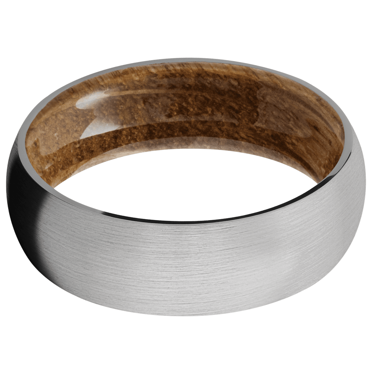 Titanium + Satin Finish + Whiskey Barrel