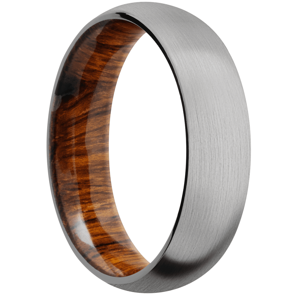 Titanium + Satin Finish + Desert Iron Wood