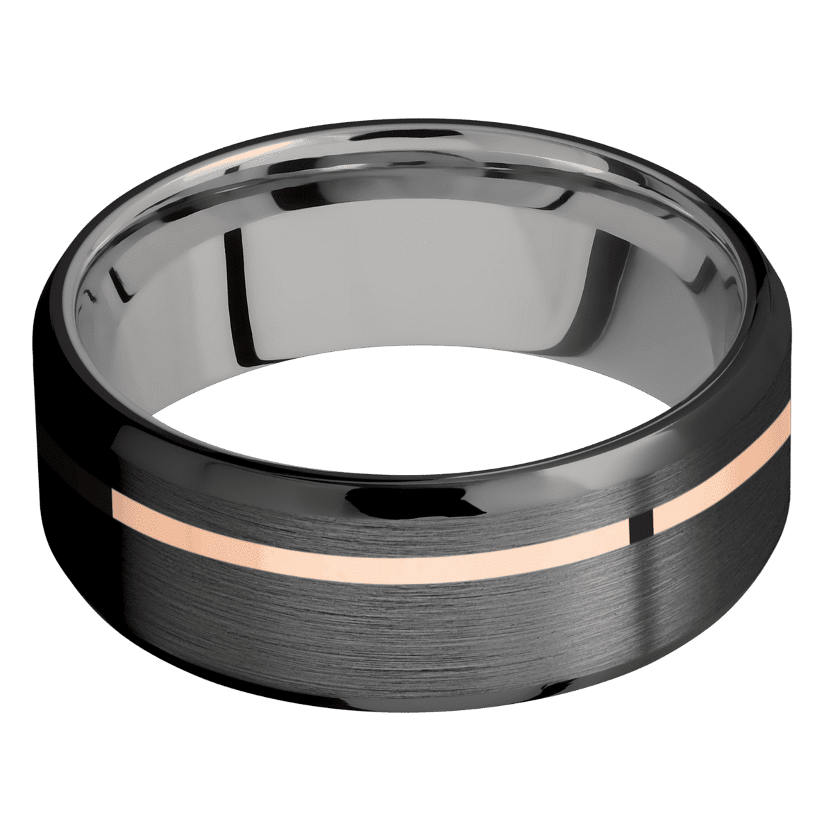 Zirconium + Satin , Polish Finish + Titanium