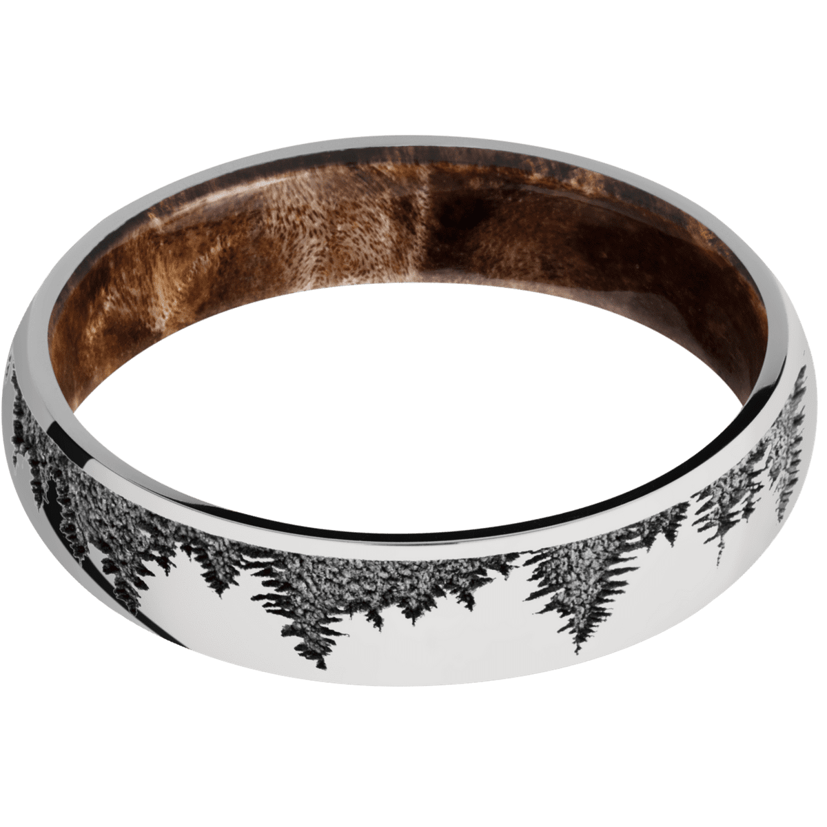 Platinum + Polish Finish + Maple Burl