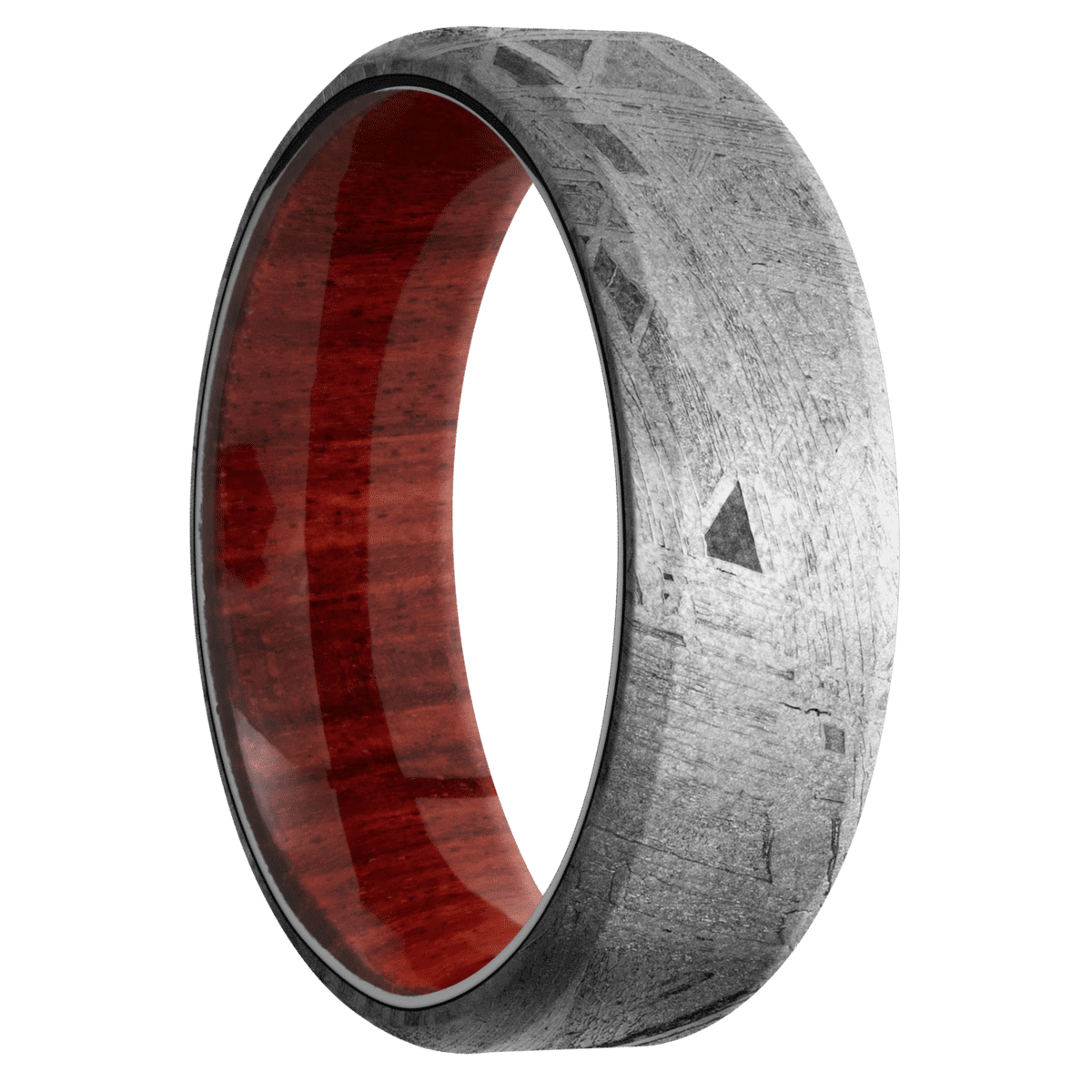 Meteorite + None Finish + Red Heart