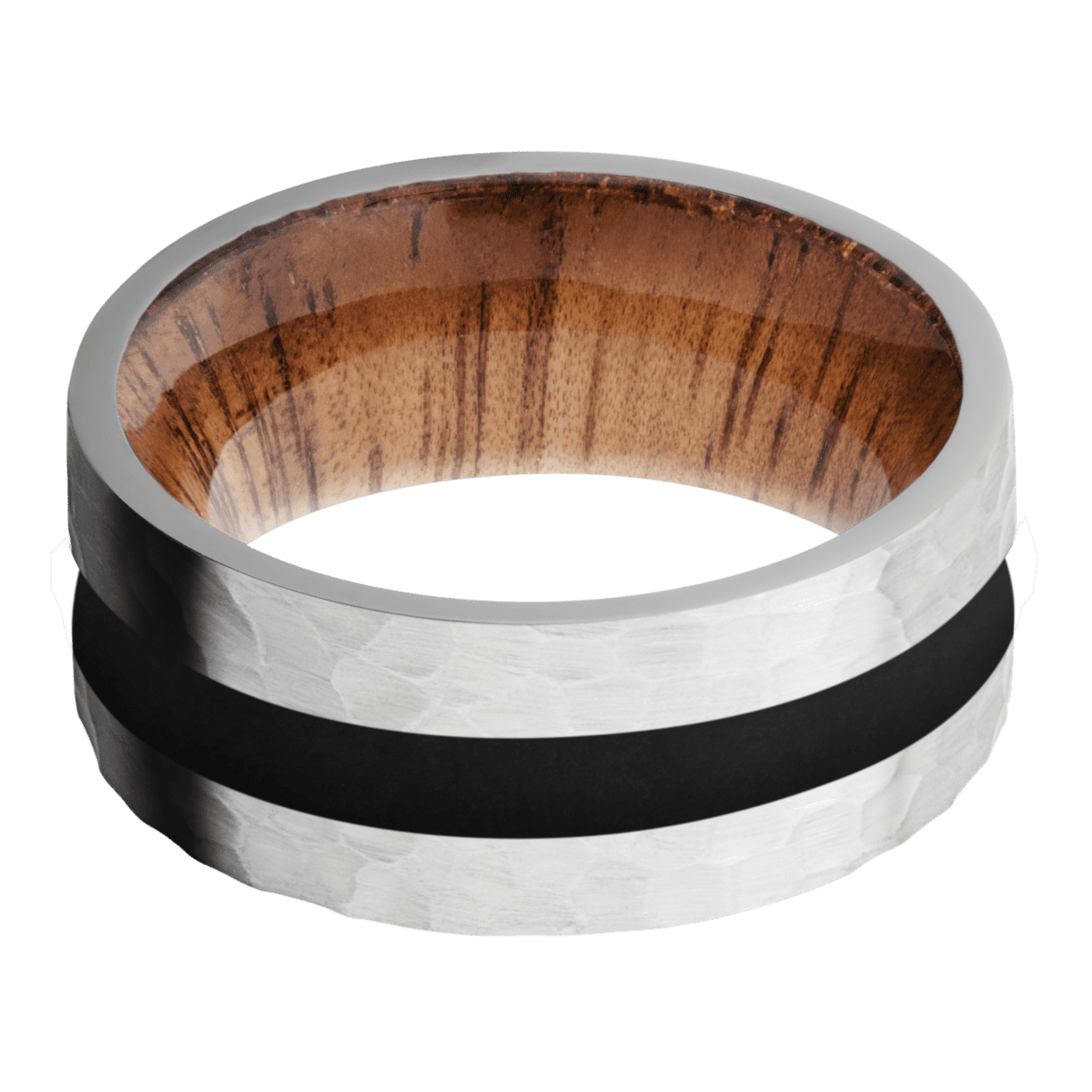 Cobalt Chrome + Hammer Finish + Koa