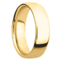 14K Yellow Gold + Polish Finish
