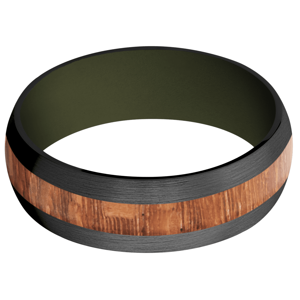 Zirconium + Satin Finish + Vintage Green