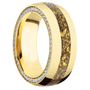 18K Yellow Gold + Polish Finish