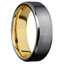 Tantalum + Satin , Polish Finish + 18K Yellow Gold