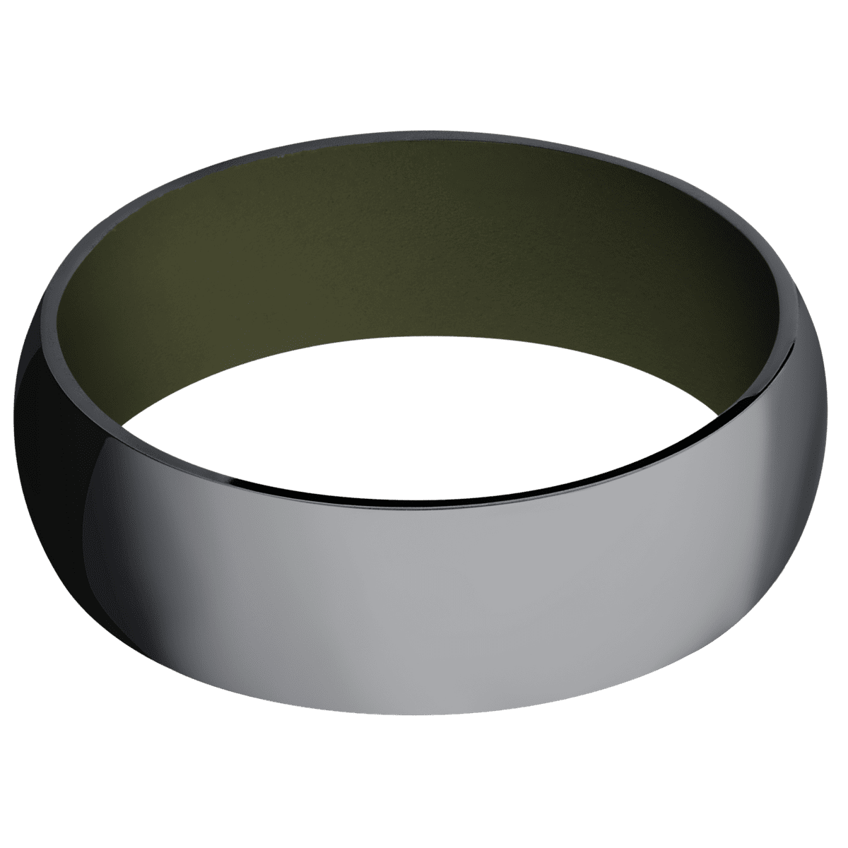 Tantalum + Polish Finish + Vintage Green