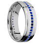 10K White Gold + Anglesatin , Polish Finish