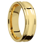 14K Yellow Gold + Polish , Polish Finish