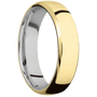 10K Yellow Gold + Polish , Polish Finish + 10K White Gold