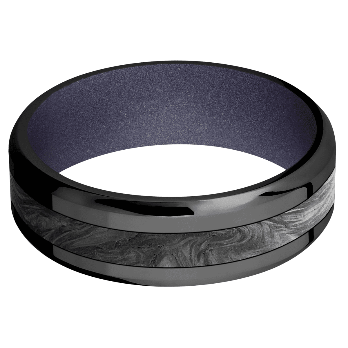 Zirconium + Polish , Polish Finish + Crushed Orchid