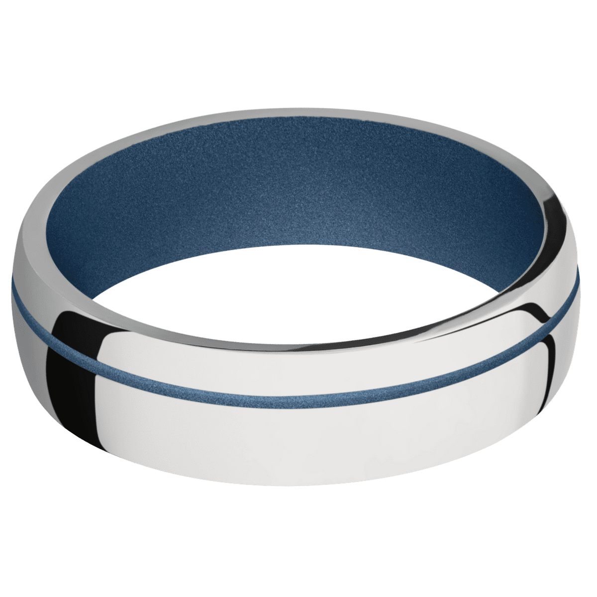 Cobalt Chrome + Polish , Polish Finish + Polar Blue