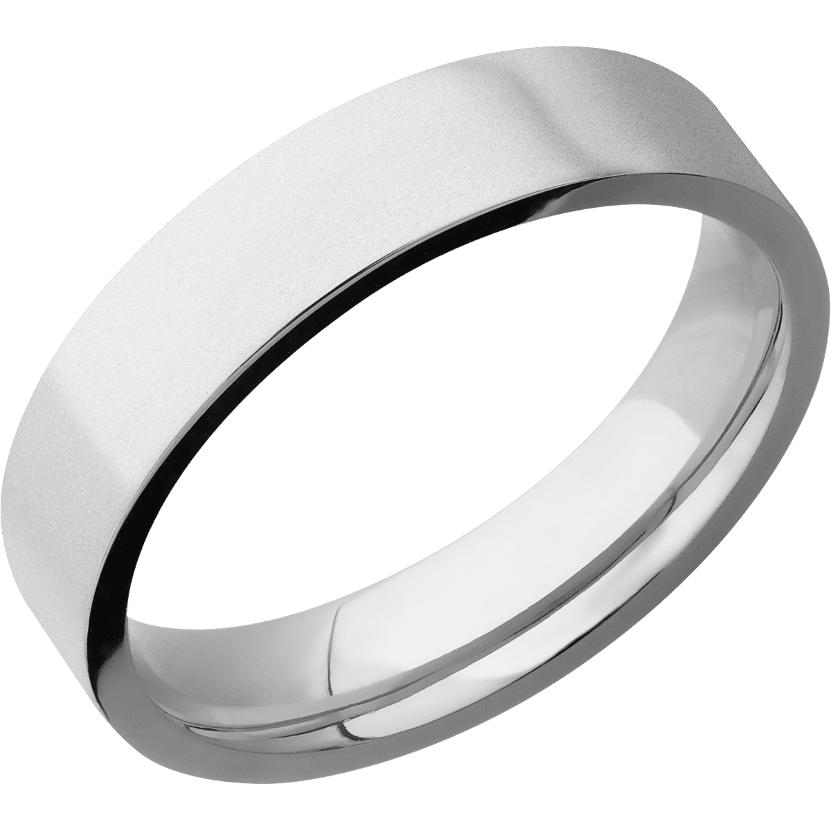 10K White Gold + Bead Finish