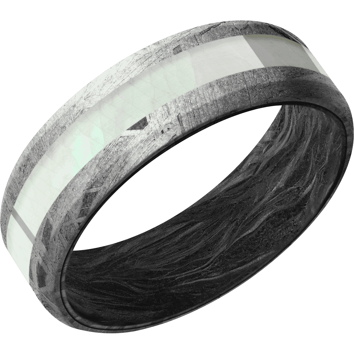 Meteorite + None Finish + Forged Carbon Fiber
