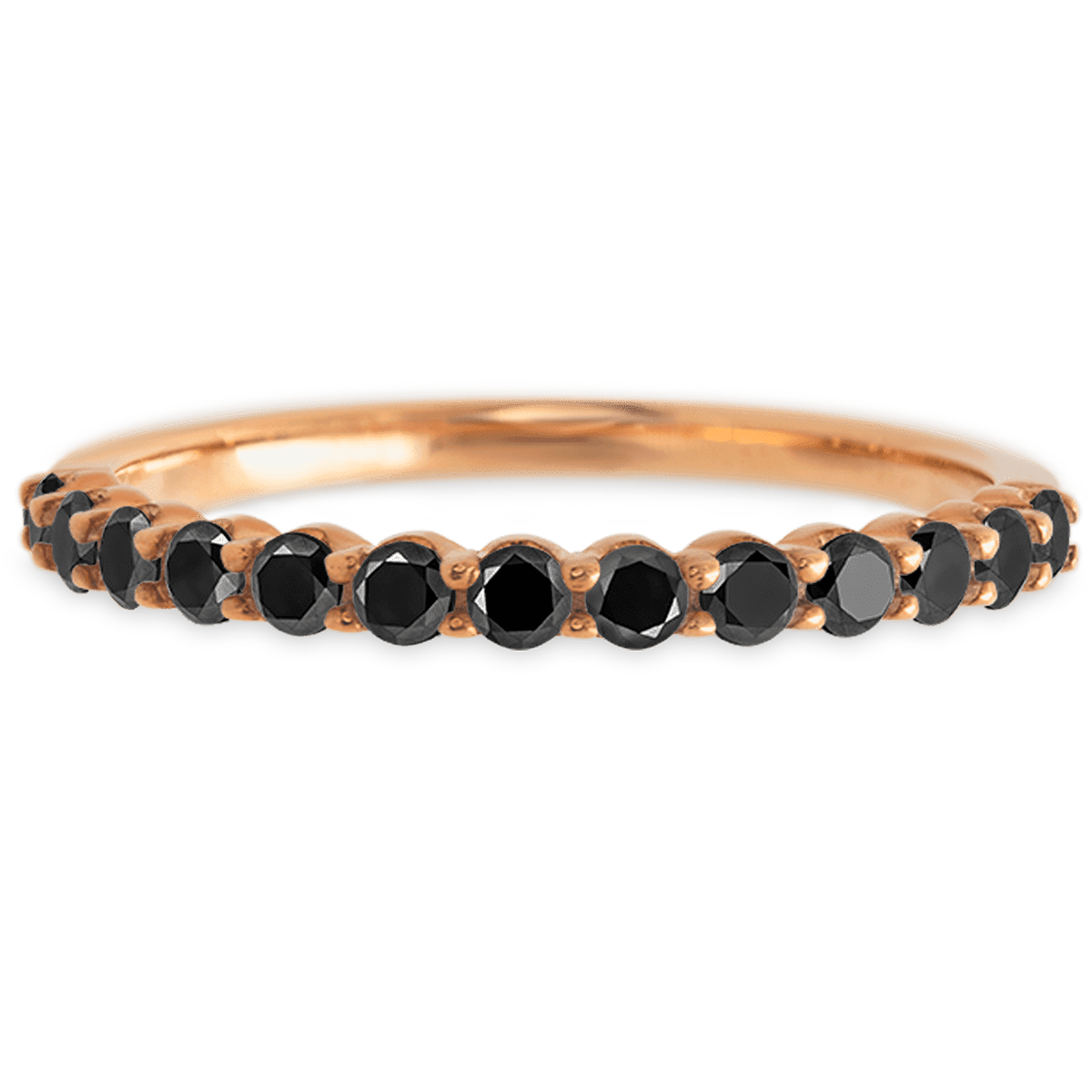 Dotted Rose Gold + Colored Gemstones