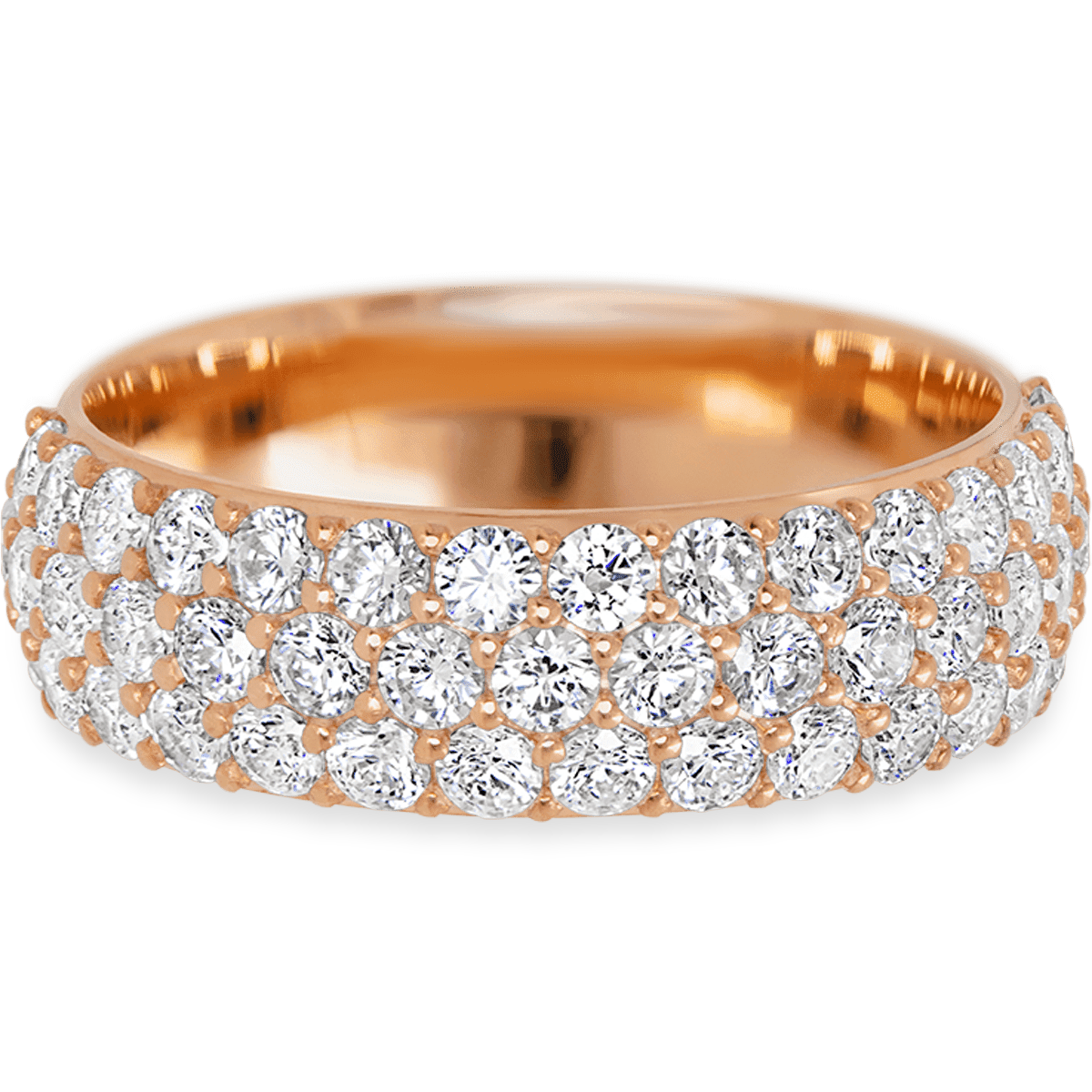 Stunning Rose Gold + White Diamonds