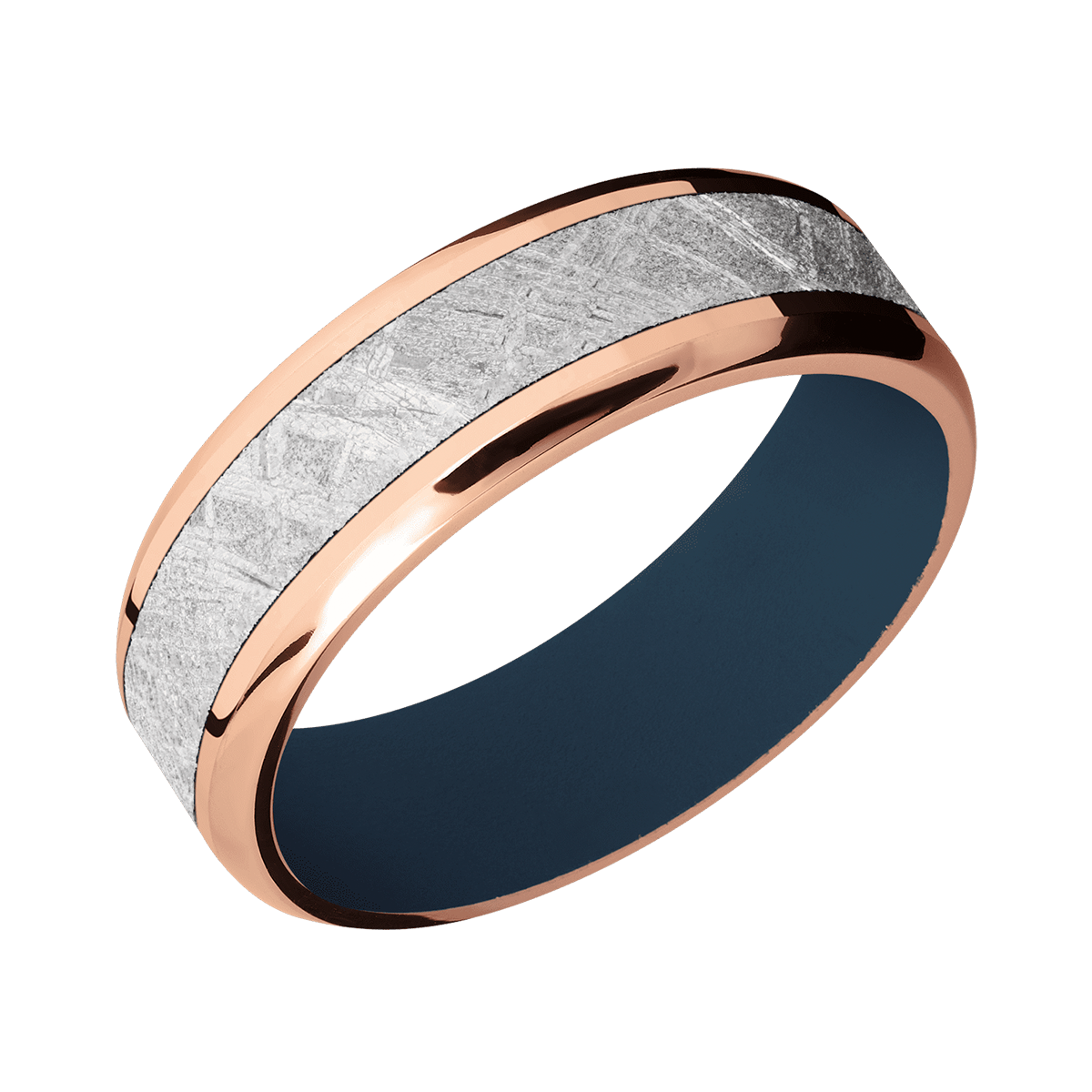 Navy blue sales wedding band