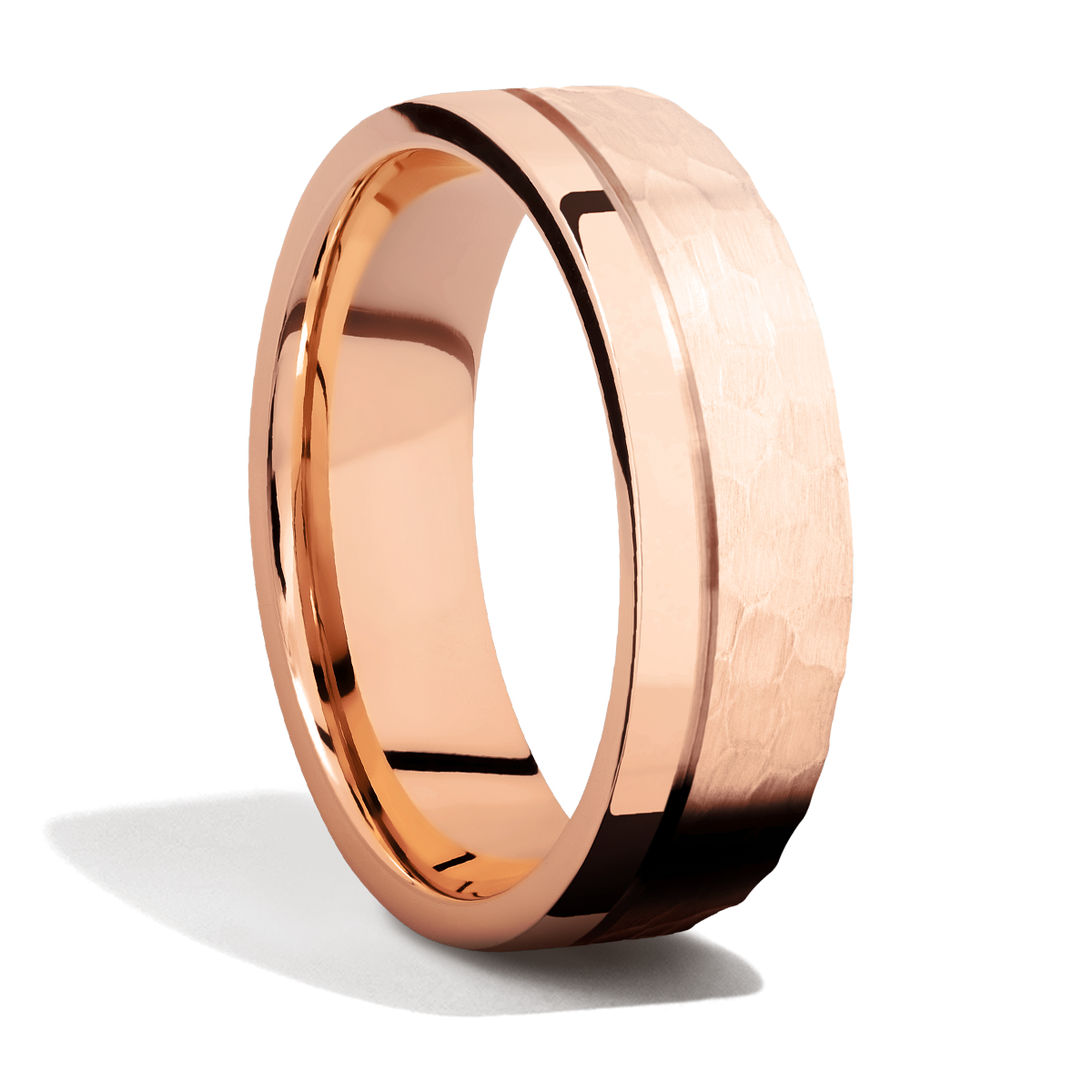 Rose Gold + Accent Groove + Custom Finish