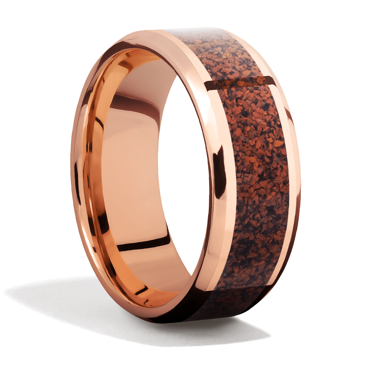 Rose Gold + Dinosaur Bone + Polish Finish