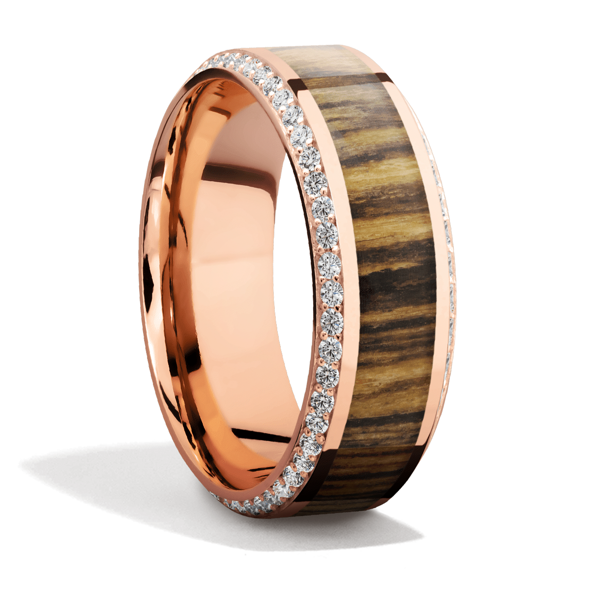 Rose Gold + Bocote + Diamonds